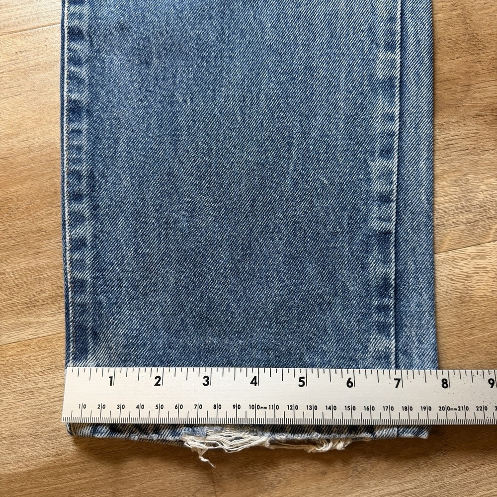 Vintage Diesel Saddle Jeans Men 28x31 Blue Loose Tapered Distressed Fade (Tag31) - Picture 12 of 13
